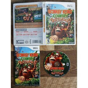 Donkey Kong Country Returns (Nintendo Wii, 2010) Complete CIB - Tested